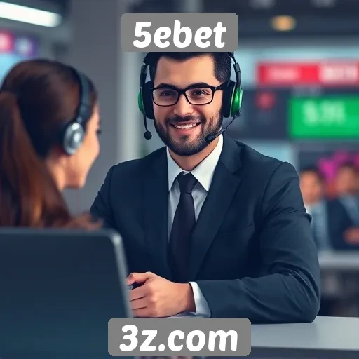 Suporte ao cliente no 5ebet